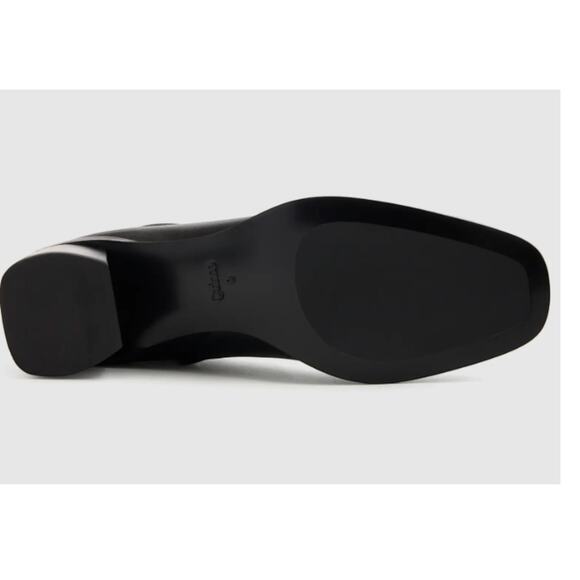 New! Quince Stretch Sock Boot Italian Leather Black Wm 's Size 8  MSRP $164 #5 - Picture 13 of 16